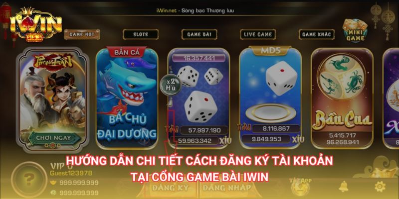 đăng ký iwin Bước 3: Điền Thông Tin Cá Nhân Theo Yêu Cầu